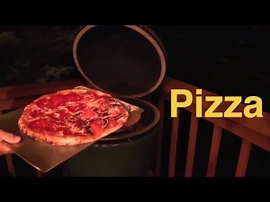 pizza-cooking-big-green-egg-my-own-recipe-youtube image