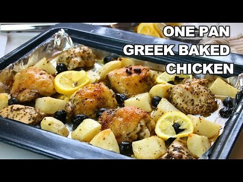 one-pan-greek-baked-chicken-with-potatoes-youtube image
