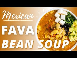 mexican-fava-bean-soup-sopa-de-habas-youtube image
