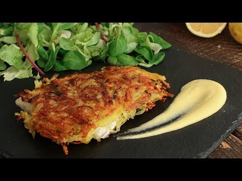 potato-crusted-sea-bass-with-lemon-sauce-youtube image