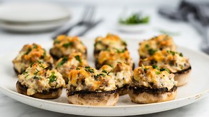 sausage-and-cream-cheese-stuffed-mushrooms image