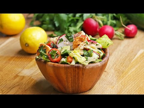 middle-eastern-pita-salad-fattoush-salad-youtube image