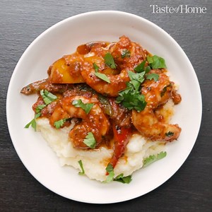 taste-of-home-fajita-style-shrimp-and-grits image