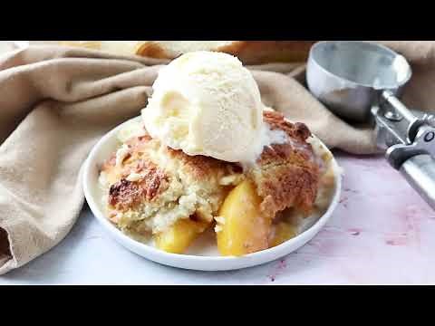 how-to-make-easy-country-peach-cobbler-youtube image