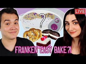 making-a-franken-easy-bake-oven-cake-live-youtube image