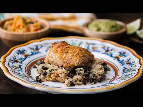 zesty-lime-chicken-and-black-bean-rice-youtube image
