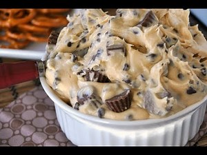 reeses-peanut-butter-cookie-dough-dip-youtube image
