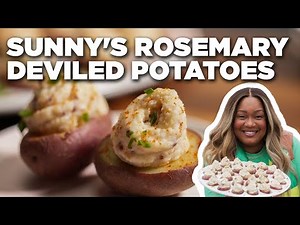 sunny-andersons-easy-rosemary-deviled-potatoes-the-kitchen image