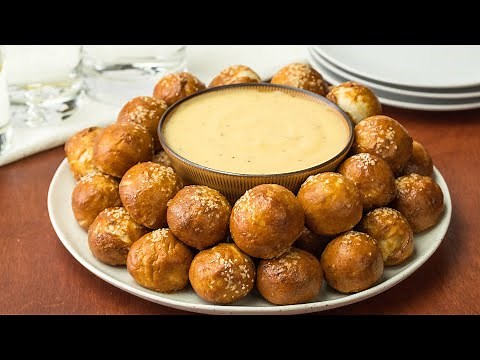 pretzel-bites-with-mustard-cheese-tasty-youtube image