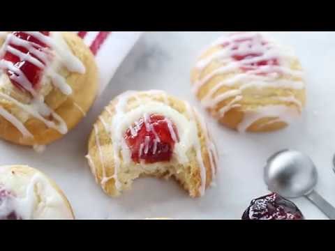 how-to-make-easy-cherry-cheese-danish-youtube image