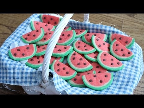 how-to-make-watermelon-cookies-youtube image