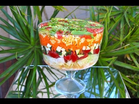 layered-mexican-salad-raw-vegan-youtube image