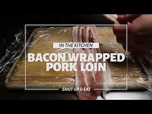 how-to-make-a-bacon-wrapped-pork-loin-with-sage image