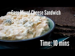 easy-mixed-cheese-sandwich-spread-recipe-youtube image