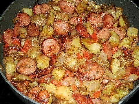how-to-cook-potatoes-and-sausage-youtube image