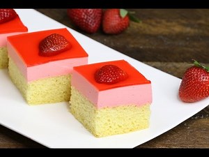 easy-strawberry-jello-cake-best-jello-cake-ever image