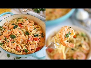 easy-healthy-shrimp-scampi-the-busy-baker image