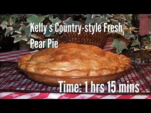 kellys-country-style-fresh-pear-pie-recipe-youtube image