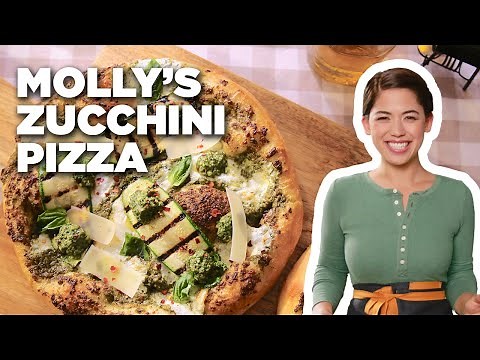 molly-yehs-zucchini-pizza-with-basil-mint-pesto-youtube image