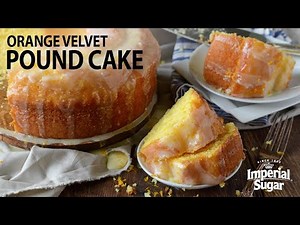 how-to-make-orange-velvet-pound-cake-youtube image