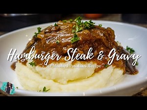 the-best-hamburger-steak-and-gravy-dinner image