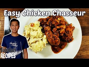 easy-chicken-chasseur-recipe-or-hunters-chicken image