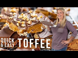 quick-and-easy-toffee-youtube image