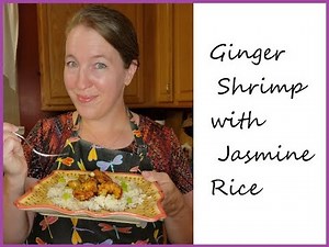 ginger-shrimp-with-scallions-and-jasmine-rice-youtube image