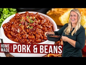 homemade-pork-and-beans-youtube image