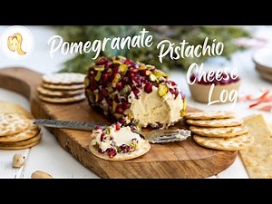pomegranate-pistachio-cheese-log-plant-based-vegan image