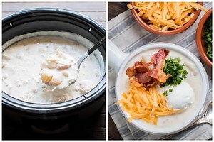 slow-cooker-loaded-chicken-bacon-potato-soup-the image