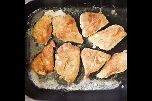 parmesan-crusted-chicken-in-basil-cream-sauce-favorite image