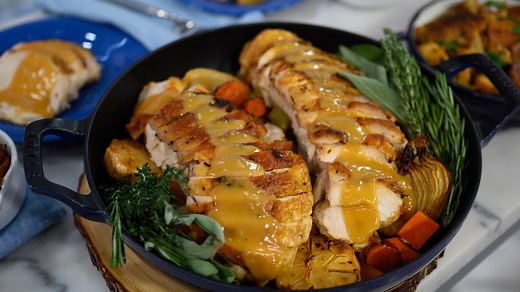 citrus-roasted-turkey-breast-recipe-today image