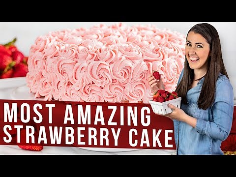 the-most-amazing-strawberry-cake-youtube image