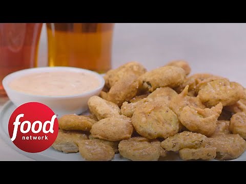 almost-famous-fried-pickles-food-network-youtube image