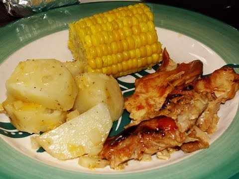complete-bbq-chicken-dinner-in-the-slow-cooker image