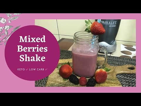 mixed-berries-shake-keto-low-carb-berry-smoothie image