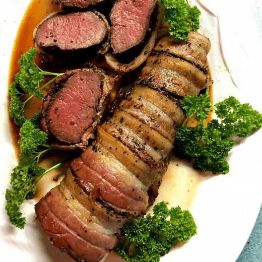 grilled-antelope-tenderloin-bacon-wrapped-and-succulent image